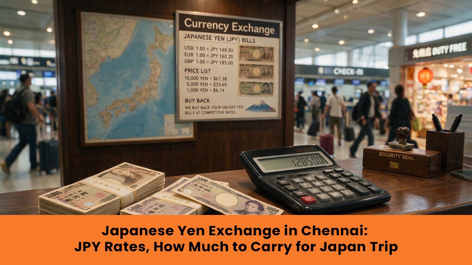 Japanese Yen Exchange Chennai | JPY/INR Rates Japan Trip